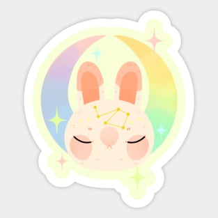 Moon Bunny Sticker